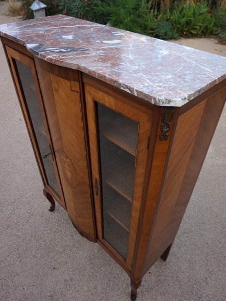 kleine-Franse-boekenkast-vitrinekast-Louis-XV-NapoleonIII-small-bookcase-display-cabinet-rosewood-marqueterie-antiek-00001 (9)
